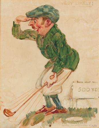 JAMES MONTGOMERY FLAGG (1877-1960) Very Likely! [COVER ART / GOLF]